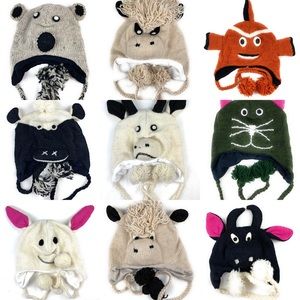 Woolen Animal Beanie